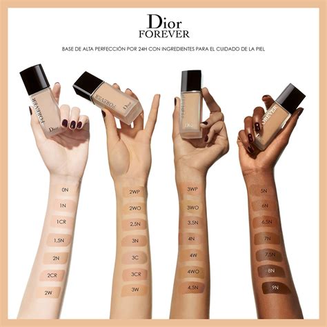 base dior forever matte cores|dior forever shades.